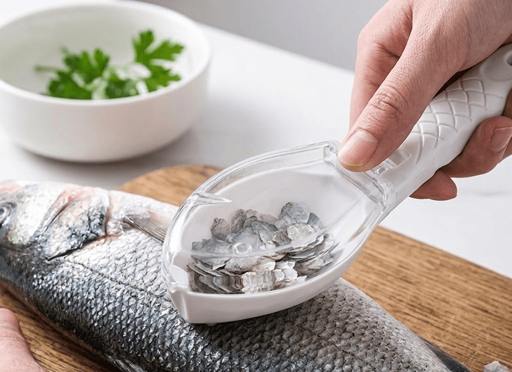 Rascador de escamas de pescado herramienta de cocina doméstica 2